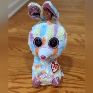 TY Bloomy the rainbow Easter Bunny with tags. So cute and cuddly.